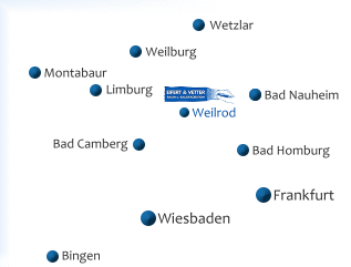 Lageskizze Weilrod im Taunus